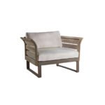 Fauteuil salon Teak